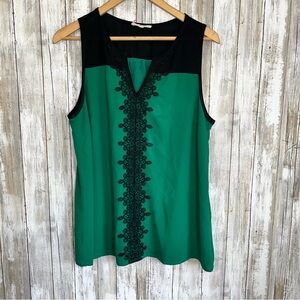 41Hawthorn Lana lace detail sleeveless blouse